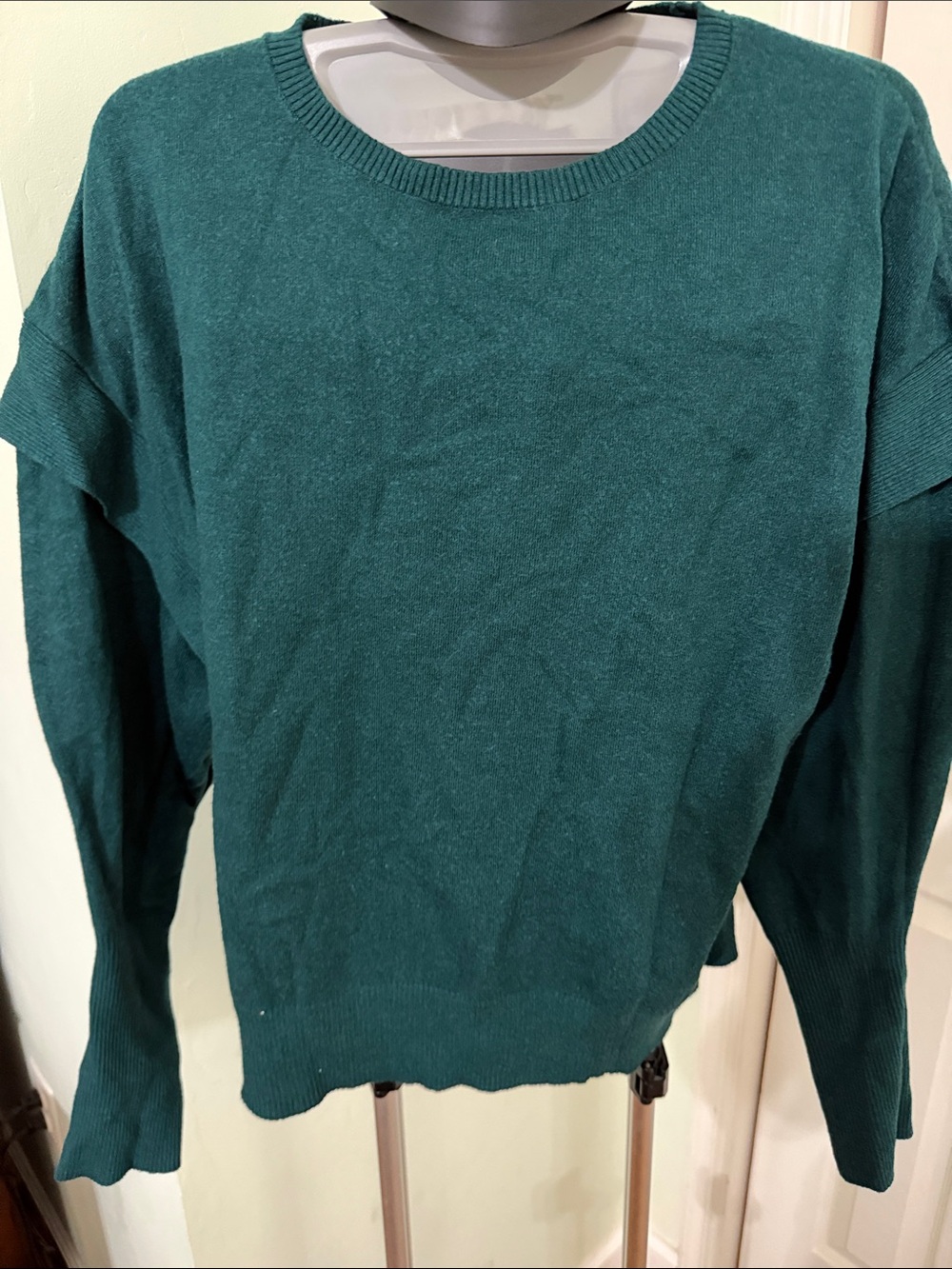 Express Teal Crewneck Sweater